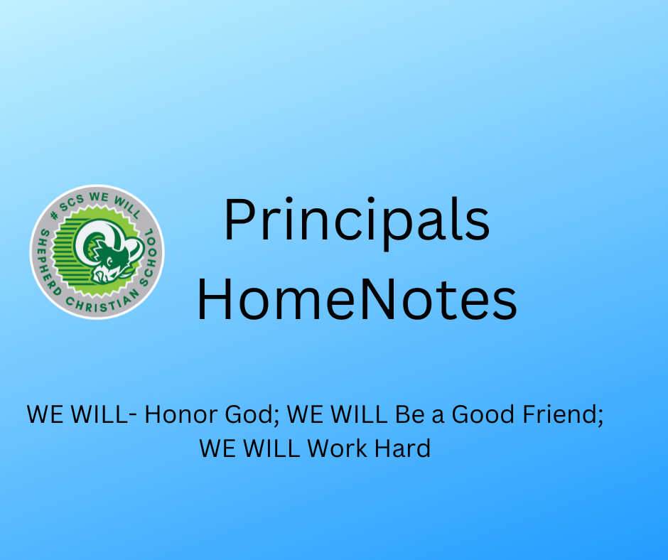 Principals HomeNotes